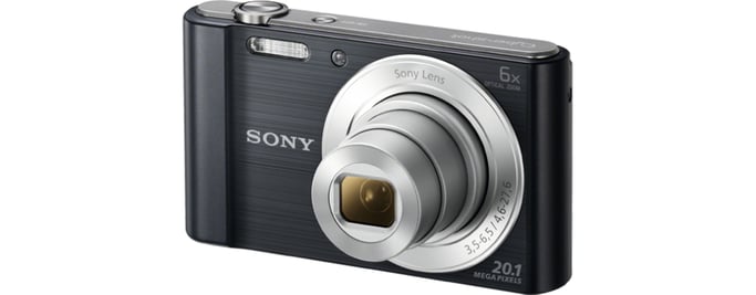 SONY DSC-W810 Nero - Fotocamera digitale compatta con CCD 20 MP e zoom 6x