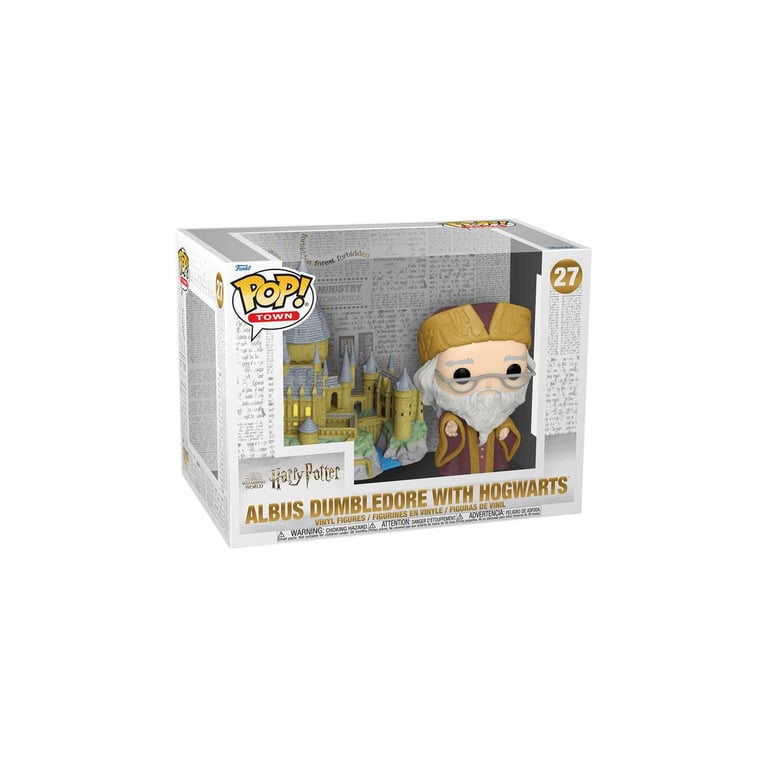 Figurine Funko POP! Town: HP Anniversary Dumbledore wHogwarts - vue 2