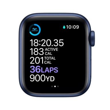 Apple Watch Series 6 OLED 40 mm Digitale 324 x 394 pixel Touchscreen 4G Blu Wifi GPS (satellite)