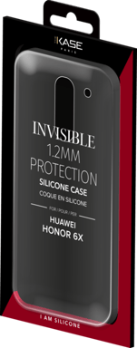 Coque Slim Invisible pour Huawei Honor 6X 1.2mm, Transparent