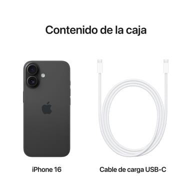 iPhone 16 (5G) 128 Gb, Negro
