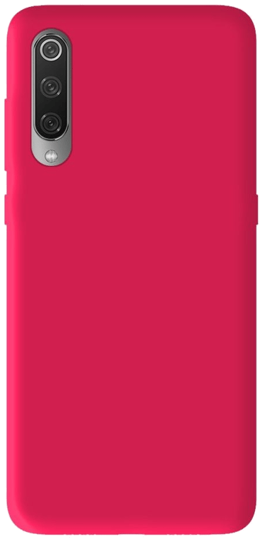 Coque silicone unie compatible Mat Rose Xiaomi Mi 9 SE