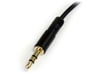 StarTech.com Cavo audio stereo ad angolo retto da 30 cm Slim 3,5 mm - M/M