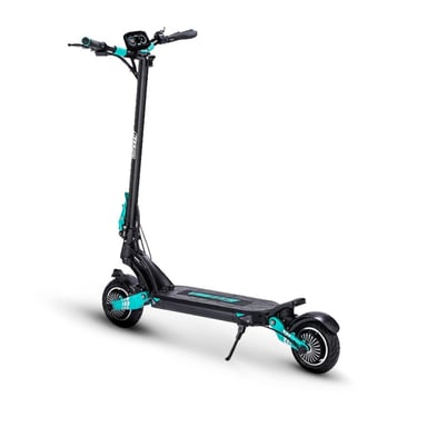 Vsett 9+ Pro 1300 W Scooter elettrico nero e blu con 2 anni di garanzia