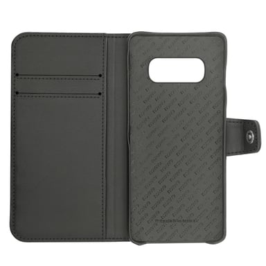 Funda de piel Samsung Galaxy S10E - Solapa billetera - Negro - Piel lisa