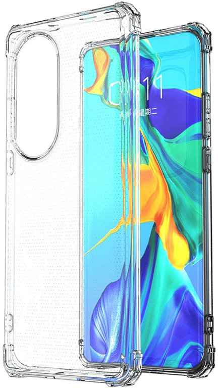 Coque Silicone Anti-Chocs pour HUAWEI P50 Pro+ Transparente Protection Gel Souple