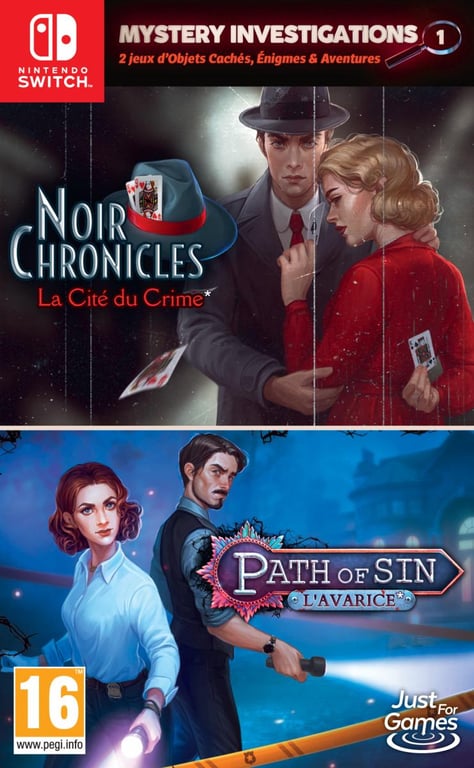 Mystery Investigations Path of Sin: Greed + Chronicles: City of Crime pour Switch - vue 10