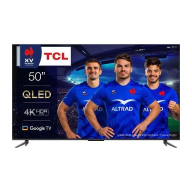 QLED TV TCL 50C641 - 50'' (127 cm) - 4K - Google TV y Game Master
