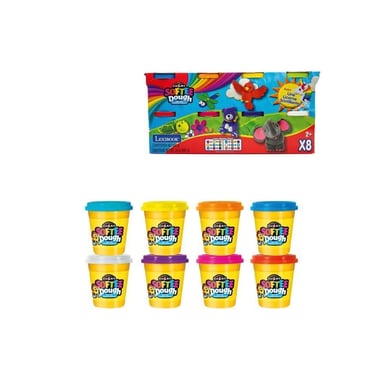 LEXIBOOK - Plastilina blanda y maleable - 8 piezas