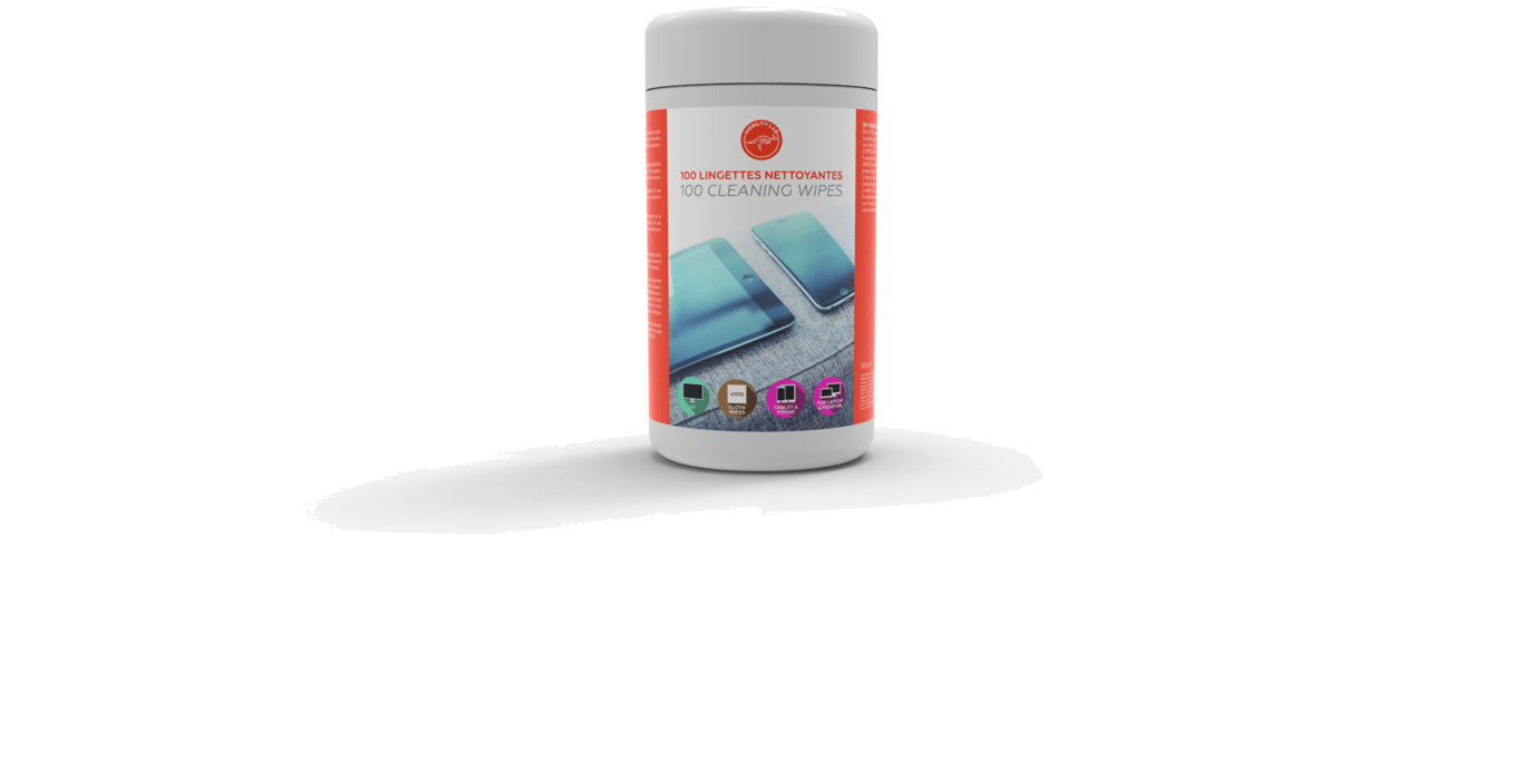 MOBILITY LAB - Boite de Lingettes Nettoyantes écrans x 100