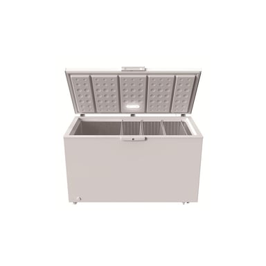 Congélateur coffre Whirlpool W3RHS44EW 442 L blanc, 3 paniers, FastFreezing, 6th Sense, fermeture à clé