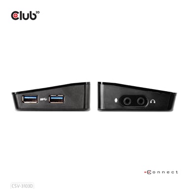CLUB3D CSV-3103D Docking station universale USB 3.1 Gen 1 UHD 4K DisplayLink? del Club 3D