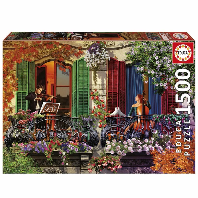 Puzzle EDUCA Sérénade 1500 pièces 85 x 60 cm Pour adultes Thème tableaux
