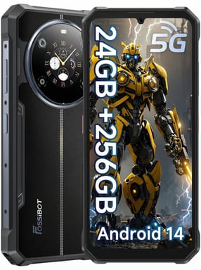 Smartphone Incassable 5G -Fossibot F109S- Double Écran - 256GB IP68