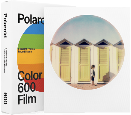 Pack 8 Films Photo Round Frame pour Appareil photo 600 Polaroid