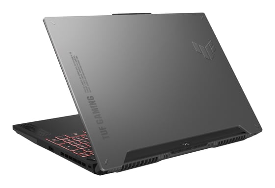ASUS TUF Gaming A15 TUF507NVR-LP084W laptop AMD Ryzen™ 7 7435HS Ordinateur portable 39,6 cm (15.6'') Full HD 16 Go DDR5-SDRAM 512 Go SSD NVIDIA GeForce RTX 4060 Wi-Fi 6 (802.11ax) Windows 11 Home Noir, Gris