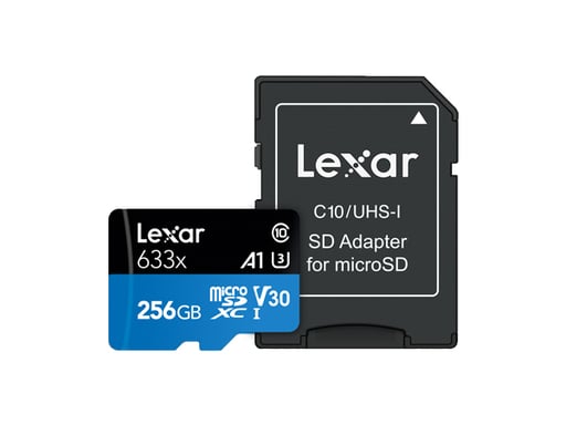 Lexar 633x 256 GB MicroSDXC UHS-I Clase 10