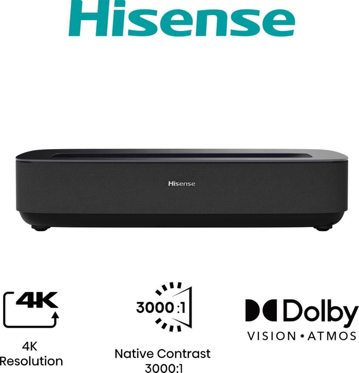 Hisense PL1SE vidéo projecteur Projecteur à focale ultra courte 2100 ANSI lumens DLP UHD 4K 3840x2160 Neuf