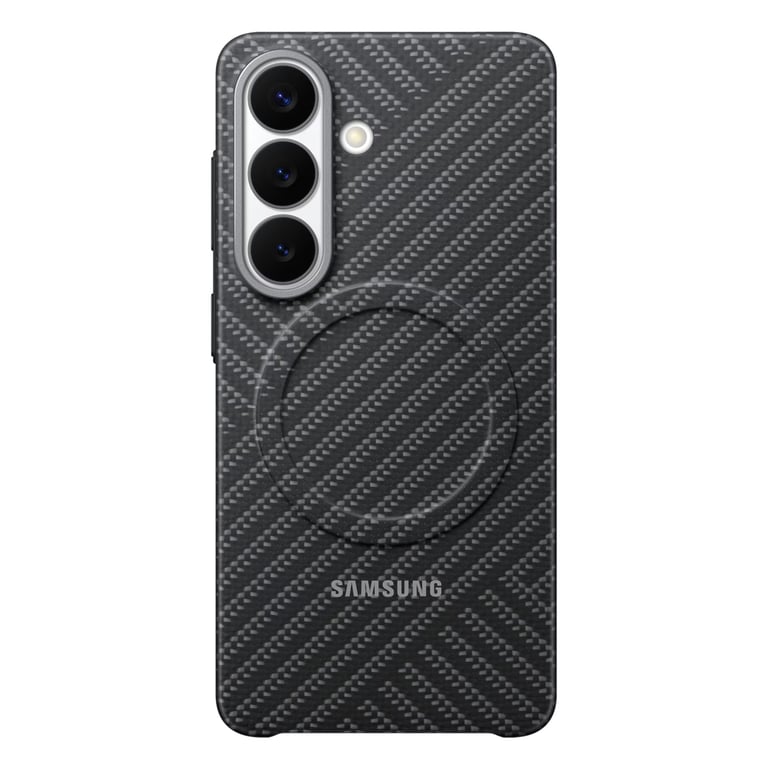 Coque MagSafe SAMSUNG Galaxy S26 Plus Effet carbone Fibre daramide Protection renforcée - vue 3