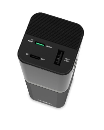 Strong S19 12000mAh Power Bank Carga Rápida 3 Salidas USB C TFT Display - vue 3