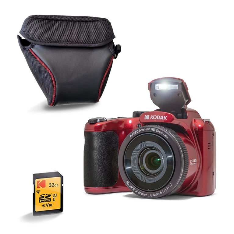 KODAK Pixpro AZ255 Appareil Photo Bridge 16 MP avec Zoom Optique 25x + Étui de Protection + Carte SD – Vidéo Full HD Grand Angle 24 mm Stabilisateur Écran LCD 3 – Neuf - vue 7