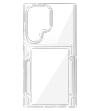 Forcell Carcasa para Samsung Galaxy S24 Ultra con tarjetero Transparente