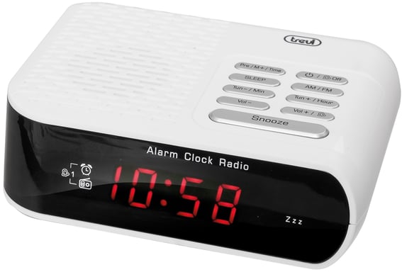 Trevi RC 827 D Horloge Numérique Blanc