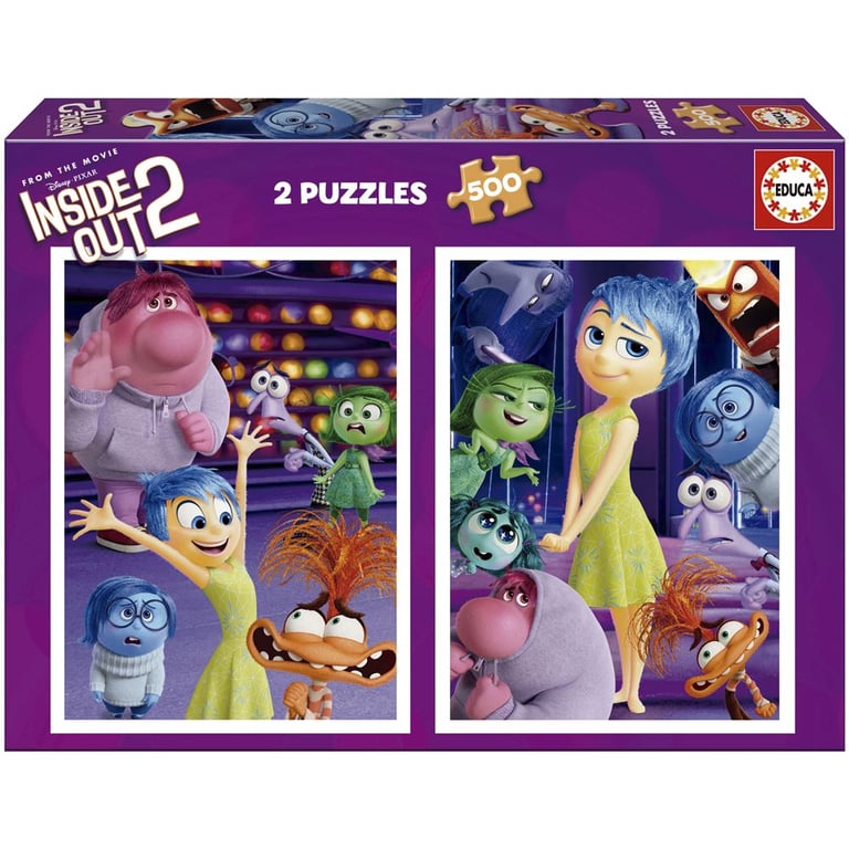 Puzzles 2 x 500 pièces Educa Vice versa 2 - vue 2