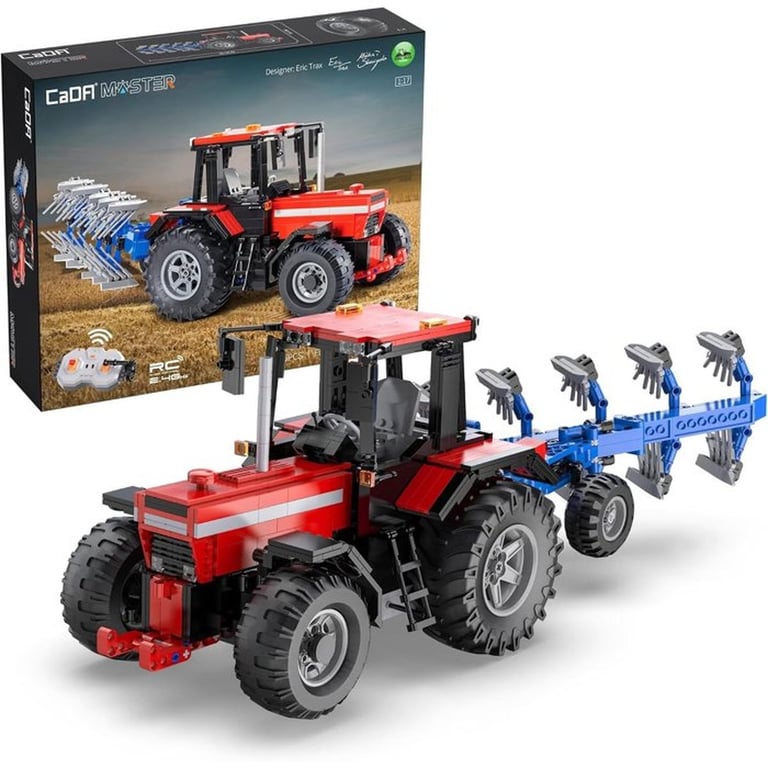 CADA Master Jeu de construction Tracteur agricole Échelle 1:17 1675 pièces Dès Radiocommandé - vue 2