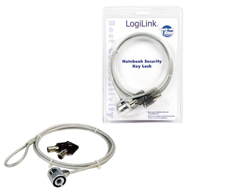 LogiLink Notebook Security Lock câble antivol 1,5 m