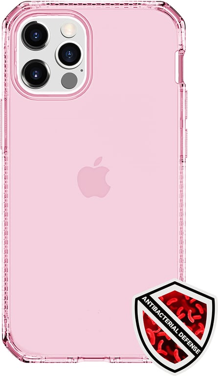 Coque Renforc&eacute;e iPhone 12 Pro Max Spectrum Clear Rose Itskins - Neuf