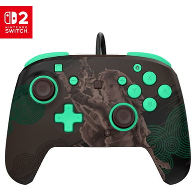 Manette filaire Turtle Beach Rematch pour Nintendo Switch Hall effect RGB Zelda Multicolore