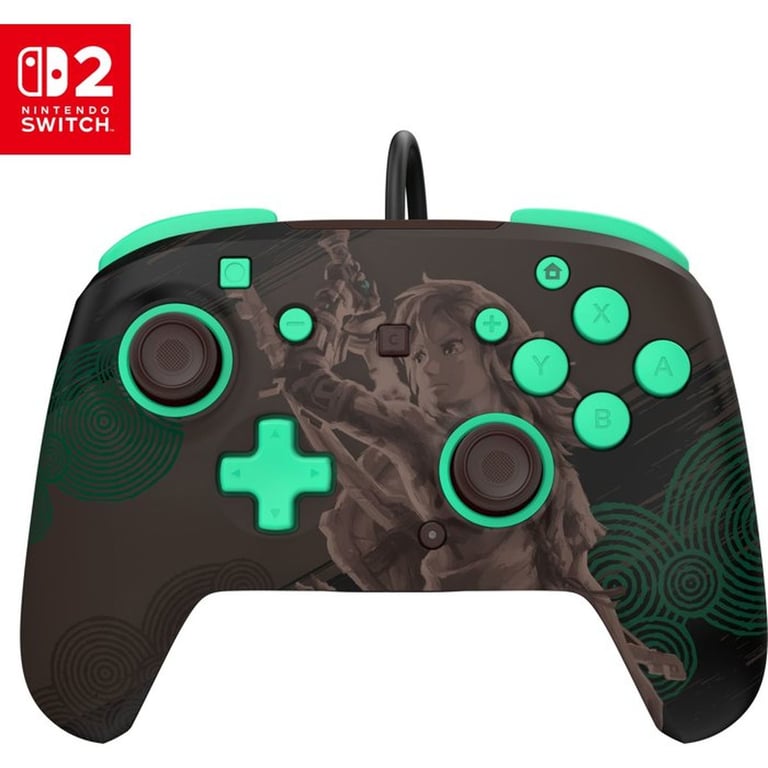 Manette Switch 2 Rematch Wired The Legend of Zelda Turble Beach - vue 1