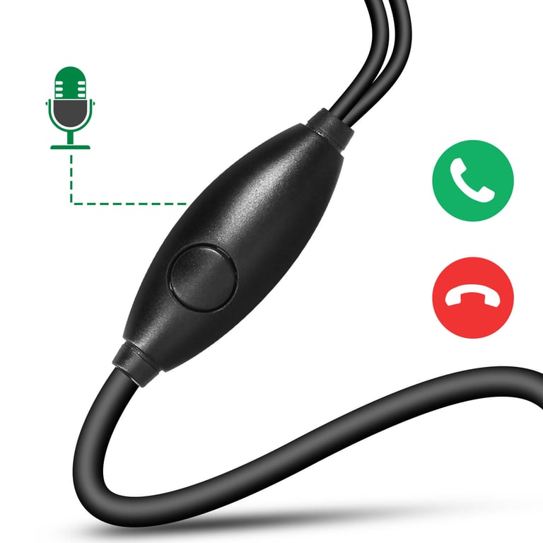 Écouteurs Filaires DORO Jack 3.5mm Kit Mains Libres Micro Intégré - vue 4