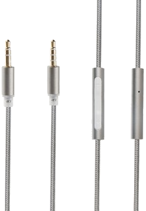 Connect Cable Audio Tresse Jack 3.5M Gris 1.5M