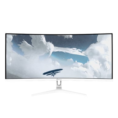 Arozzi Nova 34? Curved écran plat de PC 86,4 cm (34 ) 3440 x 1440 pixels 4K Ultra HD LED Blanc - Neuf