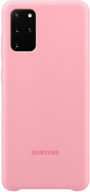 Coque Silicone pour Galaxy S20+ Rose