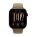 Apple Watch Serie 12 (GPS) Cassa da 46 mm in Alluminio Bronzo scuro con cinturino Sport Oliva - S/M