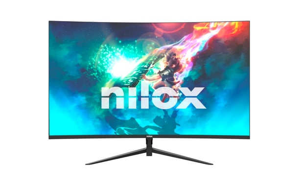 Nilox MONITOR 24 CURVO 165HZ 1MS HDMI DP - 1 ms PC schermo piatto 61 cm (24'') 1920 x 1080 pixel Full HD LED Nero
