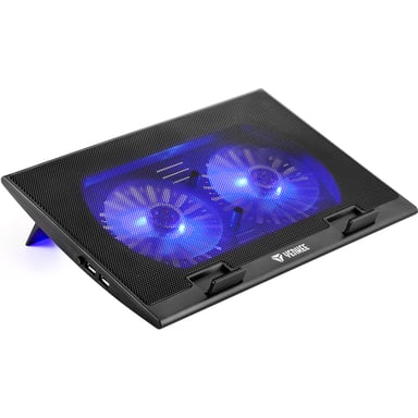 YENKEE YSN 120 sistema di raffreddamento per computer portatili 43,2 cm (17'') Nero, Blu
