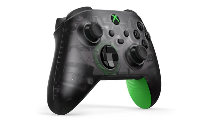 Microsoft Xbox Wireless Controller – 20th Anniversary Special Edition Vert, Gris Bluetooth/USB Manette de jeu Analogique/Numérique Xbox One, Xbox One S, Xbox One X