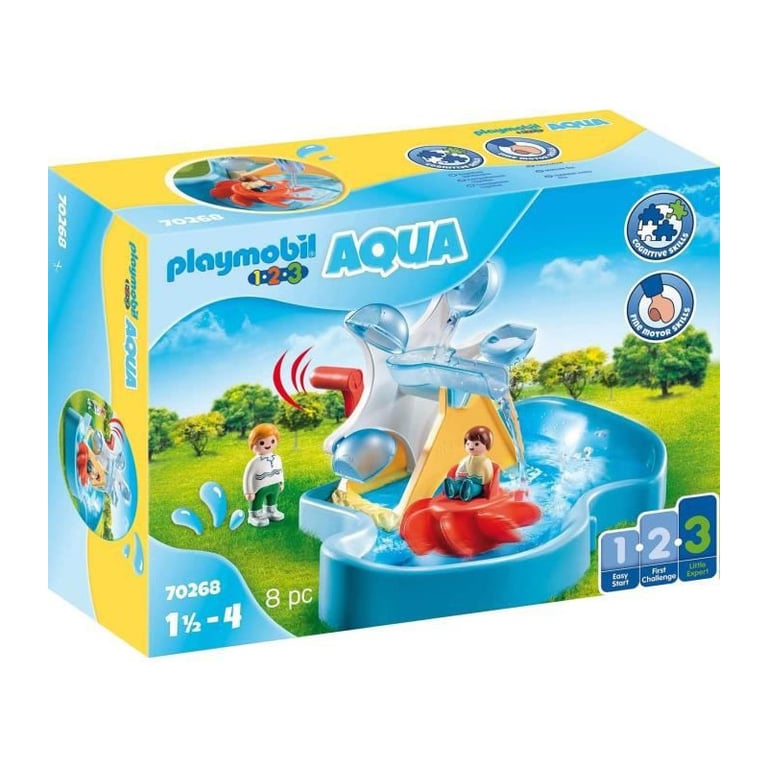 Playmobil 70268 1.2.3 : Carrousel aquatique Playmobil - vue 8