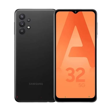 Smartphone Samsung Galaxy A32 5G 6,5'' LCD 4Go/64Go Android 11 Double nano SIM Noir reconditionné