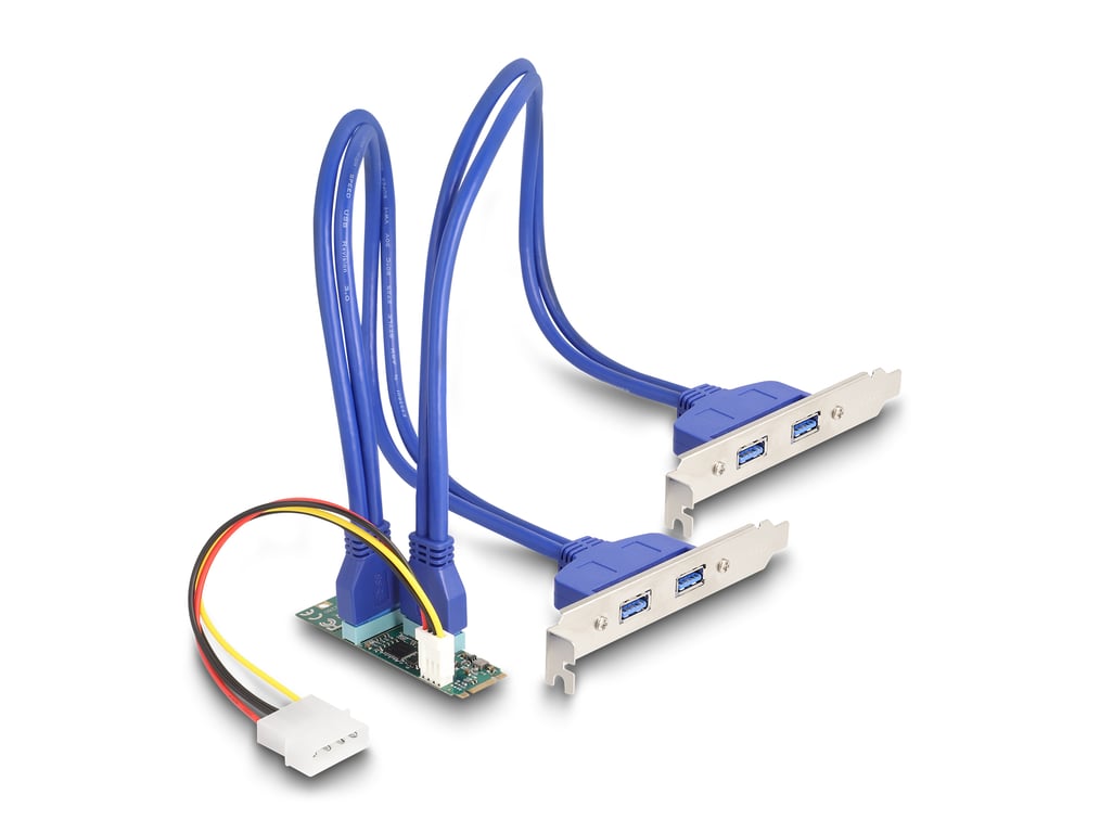 Adaptateur DeLOCK M.2 Key B+M – 4x USB 3.0