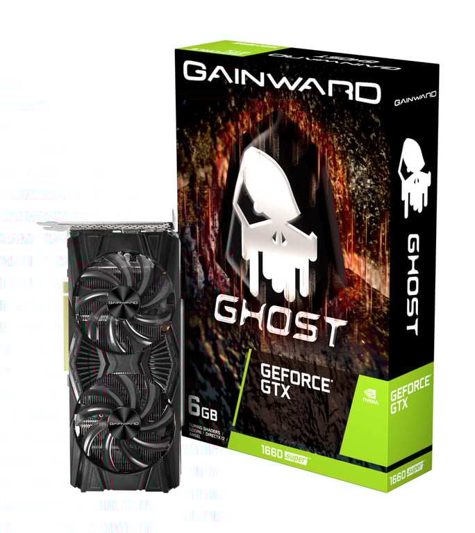 Gainward NE6166S018J9 carte graphique NVIDIA GeForce GTX 1660 SUPER 6 Go GDDR6 Neuf