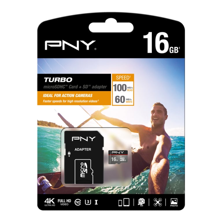 PNY Turbo MicroSDHC UHS I Classe 10 Neuf - vue 2
