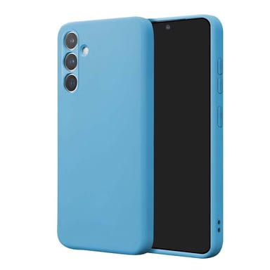 Coque pour Samsung Galaxy A25 5G en Silicone Souple Antichocs Bleu