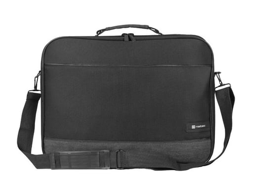 NATEC Impala 2 35,8 cm (14,1'') Bolsa Mensajera Negra, Gris