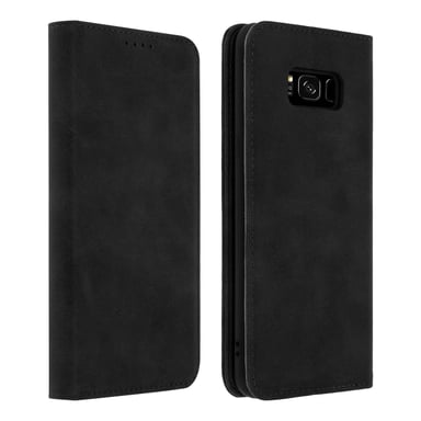 Funda cartera Samsung Galaxy S8 Plus Función Soporte Silicona – Negra