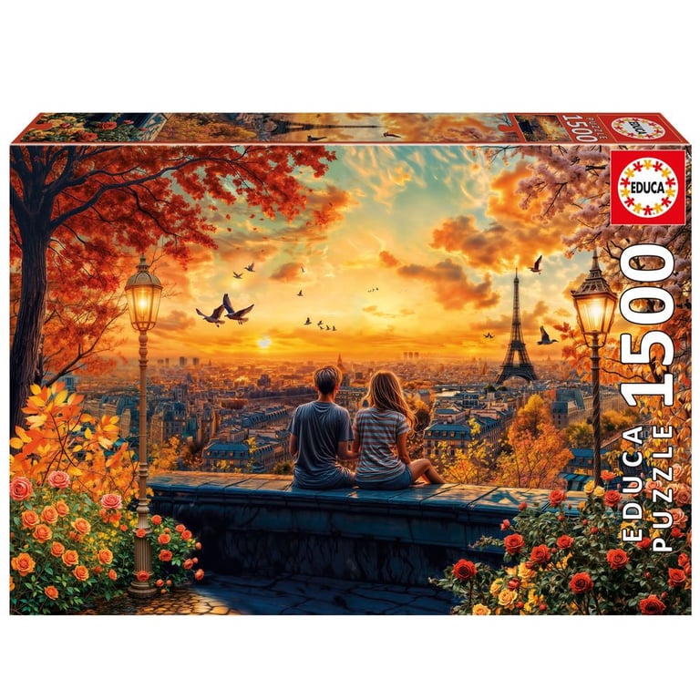 Puzzle 1500 pièces Educa Amoreux à Paris - vue 8